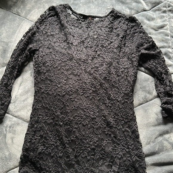 Sheer black blouse - Picture 2 of 2